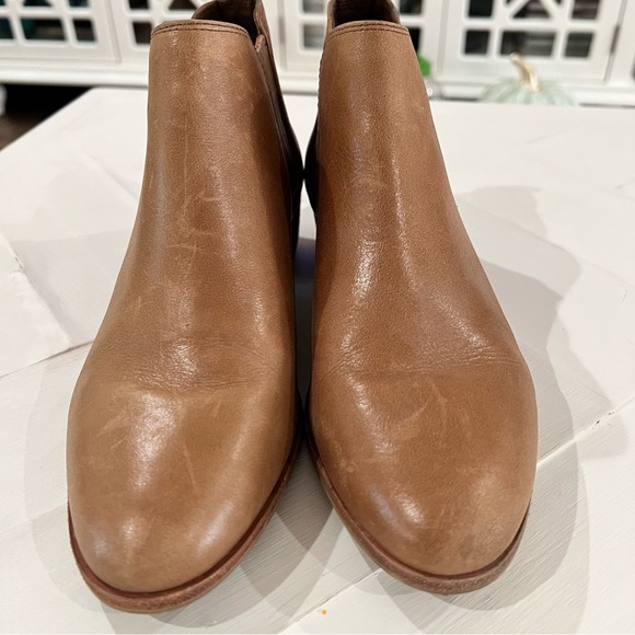 michael kors leather ankle boots | size 6 | brown/tan - Picture 4 of 8